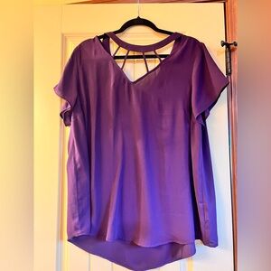 Torrid Deep Purple blouse sz 2